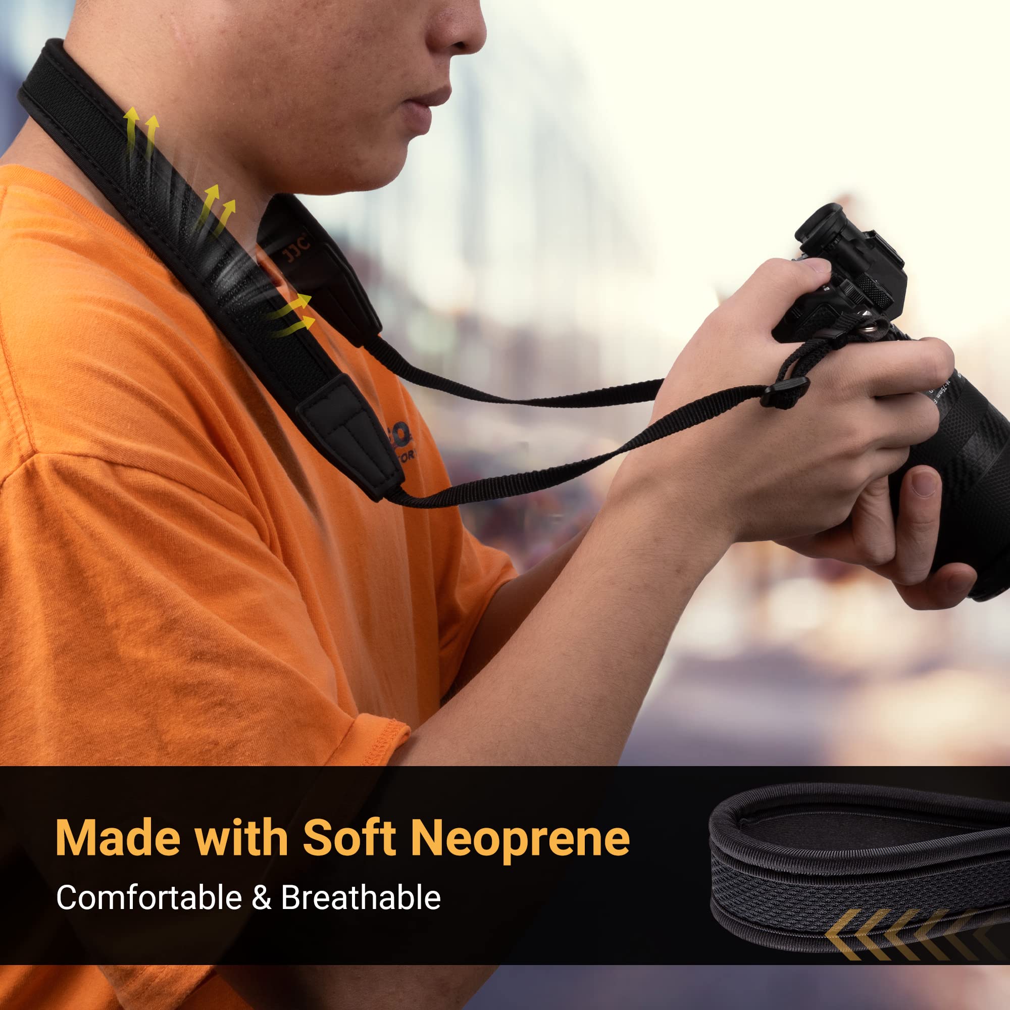 Amazon.com : JJC Mirrorless Camera Neck Strap Shoulder Belt for